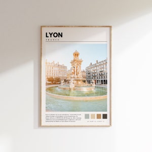 Lyon Wall Print | Lyon France Poster | French Wall Art | France Photography | Lyon FR Photo | P #179