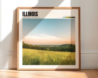 Illinois Print | Illinois Wall Art | Illinois Photography | Illinois Decor | Illinois Photo | Illinois Artwork | Illinois Art Print | P #238