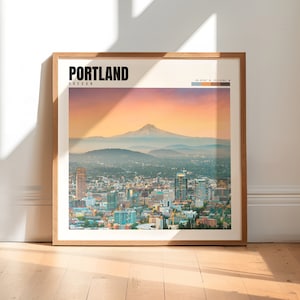 Portland Print | Portland Oregon Poster | Portland Wall Art | Portland Photography | Portland Decor | Portland Artwork Gift | P #046