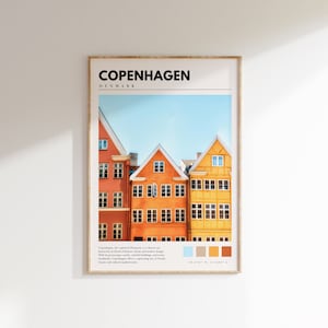 Copenhagen Print | Denmark Wall Art | Danish Minimal Home Decor | Copenhagen Poster | Copenhagen Wall Art | Copenhagen Photo | P #073