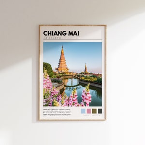 Chiang Mai Print | Chiang Mai Thailand Poster | Chiang Mai Photography Wall Art | P #219