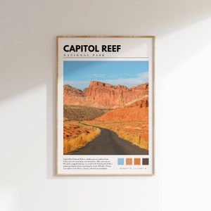 Capitol Reef Print | Capitol Reef Utah Poster Wall Art | Capitol Reef Photo | Capitol Reef Photography | P #204