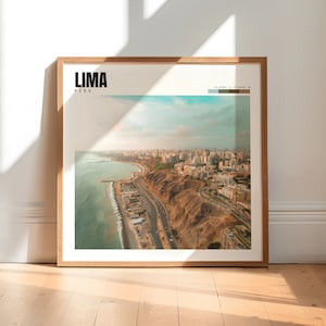 Lima Wall Art | Lima Peru Poster | Lima Artwork | Lima Peru Decor | Lima Photography | Peru Artwork | Lima Photo | P #288