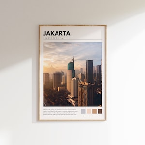 Jakarta Print | Jakarta Indonesia Poster | Jakarta Wall Art | Jakarta Photography | P #222