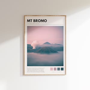 Mount Bromo Print | Mt Bromo Indonesia Poster | Indonesia Wall Art | Mount Bromo Indonesia Photography | P #127