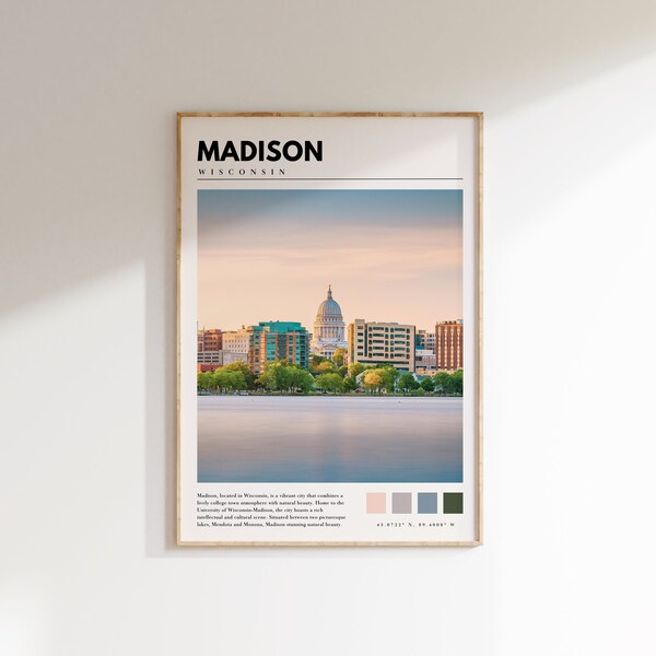 Madison Wisconsin Etsy