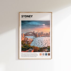 Sydney Print | Sydney Australia Poster | Sydney Wall Art | Sydney Photo | Australia Travel Artwork | P #024