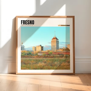 Fresno Print | Fresno Wall Art | Fresno California Decor | Fresno Photography | Fresno Artwork | Fresno Gift | P #089