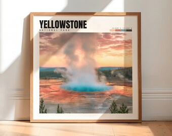 Yellowstone Print | Yellowstone National Park | Yellowstone Poster | Yellowstone Photography | Yellowstone Wall Art | P #215