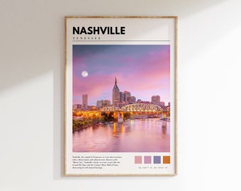 Nashville Wall Print | Nashville Tennessee City Poster | Nashville Photo Wall Art | Nashville Home Decor | Nashville Artwork | P #057