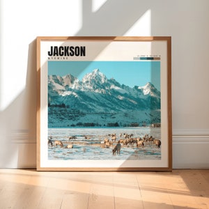 Jackson Print | Jackson Wyoming Wall Art | Jackson Photography | Jackson Artwork | Jackson Wyoming Decor | Wyoming Artwork | P #168