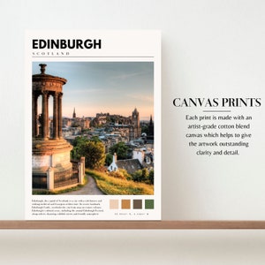 Edinburgh Print | Edinburgh Scotland Poster | Scotland Wall Art | Edinburgh Castle Photo | Scotland Photography | P #154 image 4