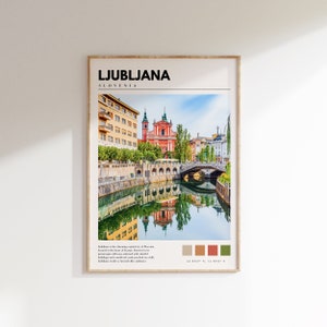 Ljubljana Print | Ljubljana Slovenia Poster | Ljubljana Photography | Ljubljana Photo | P #228