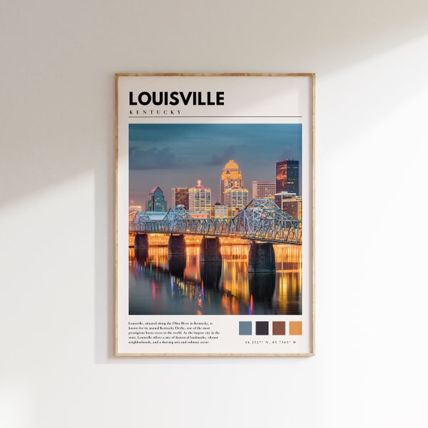 Louisville Poster Etsy
