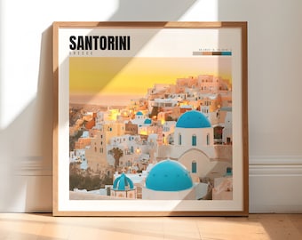 Santorini Print | Santorini Greece Poster | Santorini Wall Art | Santorini Photography | Santorini Artwork | Santorini Photo | P #182