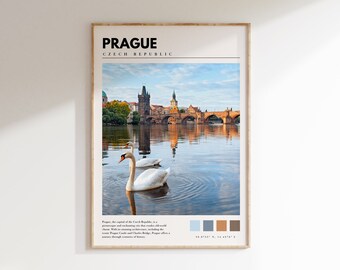 Prague Wall Print | Prague Czech Republic Art Print | Czech Republic Travel Poster | Prague Photo Wall Art | P #049