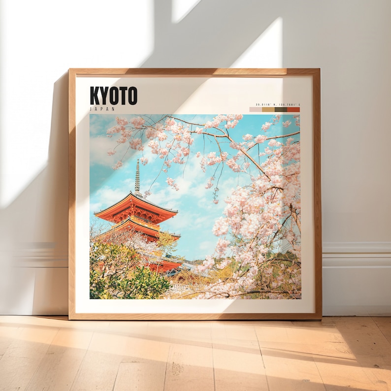 a picture of a japanese pagoda with cherry blossoms