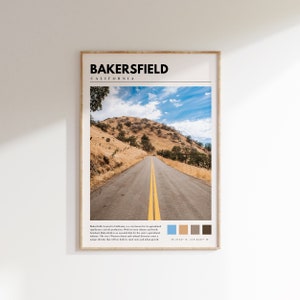 Bakersfield Print | Bakersfield California Poster | Bakersfield Photography Wall Art | Bakersfield Photo | P #138