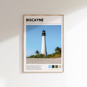 Biscayne Print | Biscayne National Park Poster | Biscayne Florida Wall Art | Biscayne Lighthouse Photo | P #213