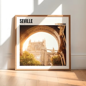 Seville Wall Print | Seville Spain Poster | Seville Photo | Seville Artwork | Seville Photography | Seville Wall Art | P #319