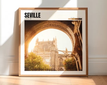 Seville Wall Print | Seville Spain Poster | Seville Photo | Seville Artwork | Seville Photography | Seville Wall Art | P #319