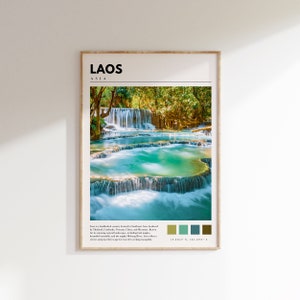 Laos Wall Print | Laos South East Asia Poster | Laos Photography Wall Art | P #227