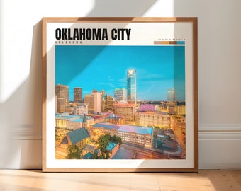 Oklahoma City Print | Oklahoma City Wall Art | Oklahoma City Decor | Oklahoma City Photo | Oklahoma City Artwork | P #304