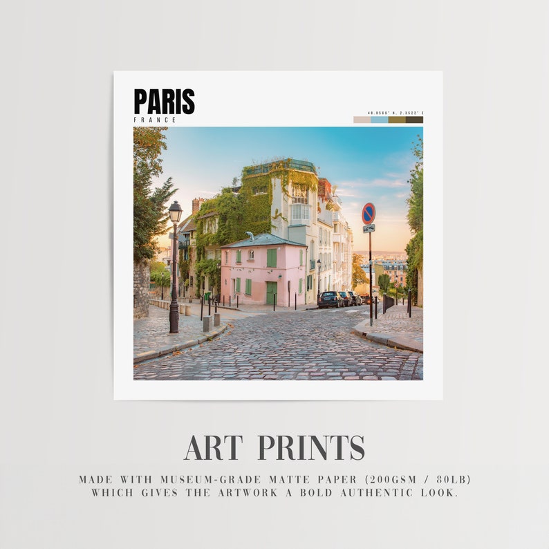 the front cover of paris magazine art prints
