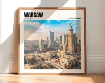 Warsaw Wall Print | Warsaw Poland Poster | Warsaw Photo | Warsaw Wall Art | Warsaw Photography | Warsaw Artwork | P #327