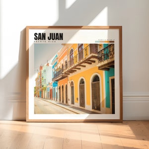 San Juan Wall Art | San Juan Puerto Rico Poster | San Juan Photo | San Juan Artwork | San Juan Wall Print | San Juan Decor | P #315