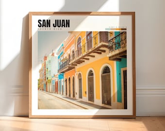 San Juan Wall Art | San Juan Puerto Rico Poster | San Juan Photo | San Juan Artwork | San Juan Wall Print | San Juan Decor | P #315