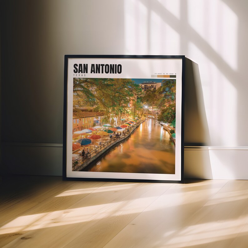 a picture of a picture of a canal in san antonio