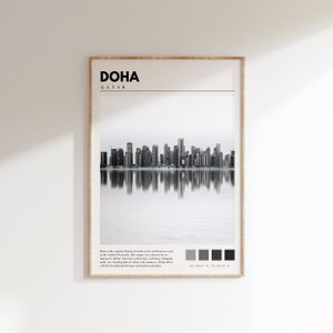 Doha Qatar Print | Doha Photo Wall Art | Doha Photography Poster | P #220