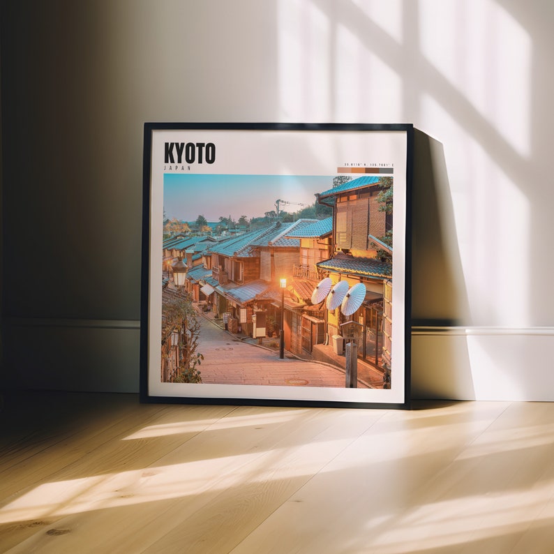 a picture frame sitting on the floor in front of a window