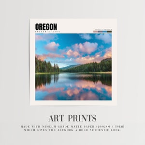 a magazine cover with a lake in the background