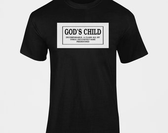 Christian Shirt God's Child T Shirt Faith Gift God Bible Scripture Jesus tshirt Mothers Day Gift Religious Shirt Blessed Shirt T-Shirt