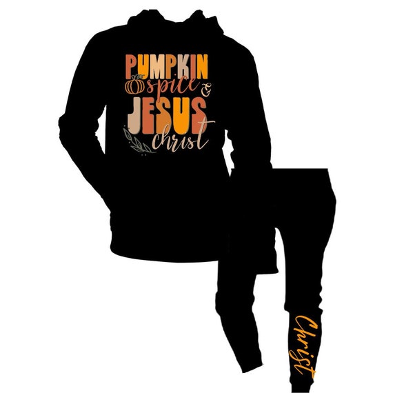 Christian Joggers Pumpkin Spice And Jesus Christ … - image 1