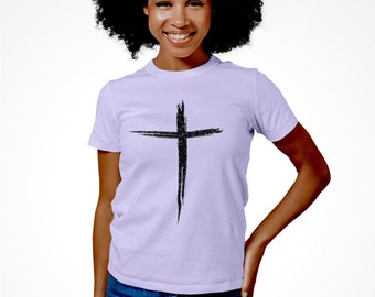 Christian Shirt Rugged Cross Universal T ShirtGod Bible Scripture Jesus tshirt Mothers Day Gift Religious t-shirtChristian merch