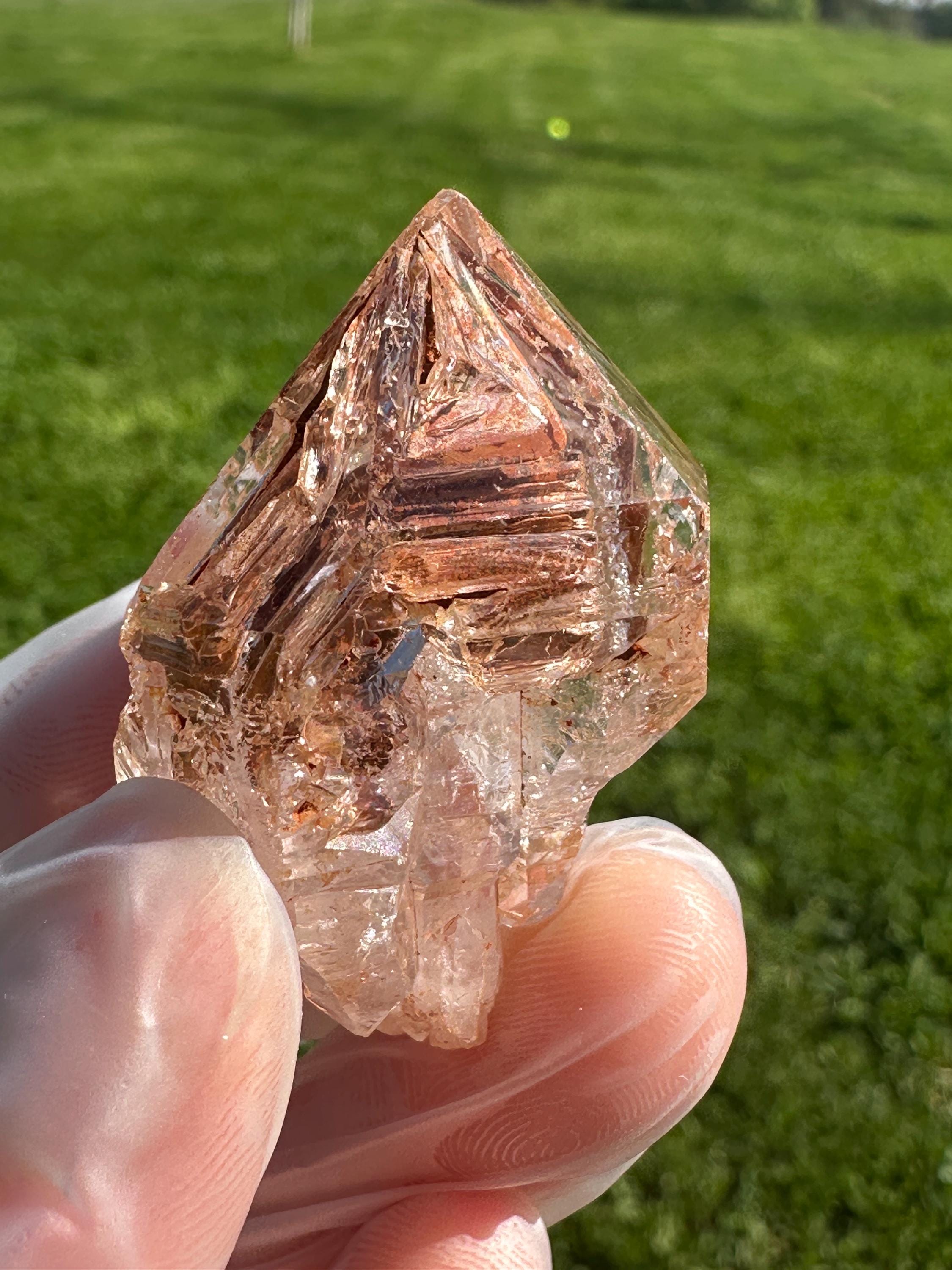 Clay Inclusions Cute Little Red Clay Inclusions Quartz From Madagascar - 28g - Etsy