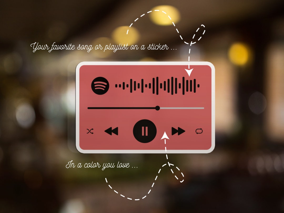 Custom Spotify Code Stickers 4 Sticker Scans With the Spotify App