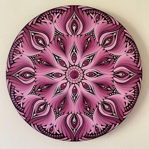 30cm Handpainted Mandala Painting - Etsy