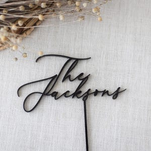 Custom Acrylic Cake Topper,Last name Cake Topper Wedding Cake Topper Wedding Cake Decor Wedding cake topper Personalized Wedding Cake Topper