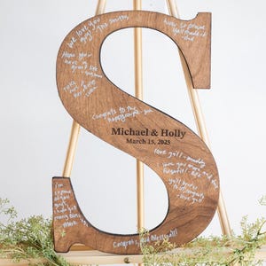 Wedding Guest Book Alternative , Wood Letter Guest Book Alternative, Wedding Sign, Wedding Guest Book, Wedding Shower Sign