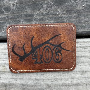 Montana elk antler patch