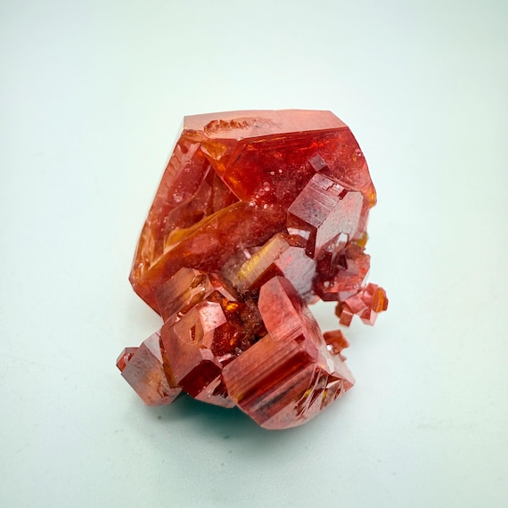 バナディナイト標本、モロッコの水晶、鉱物標本、モロッコの鉱物、地質