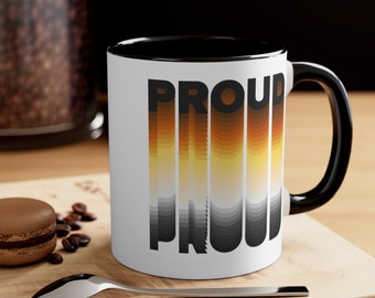 Bear Pride Colors - Proud Accent Coffee Mug, 11oz