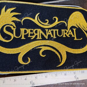 Felt Embroidered Supernatural Angel and Demon Patch
