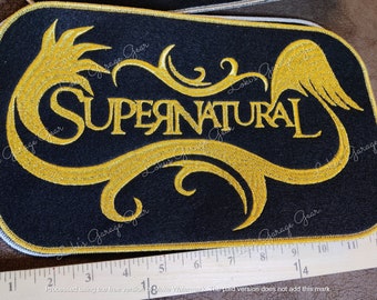 Felt Embroidered Supernatural Angel and Demon Patch