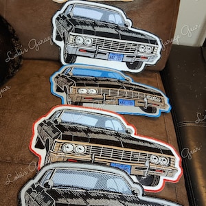 Supernatural 1967 Chevrolet Impala Dean Winchester's Baby Embroidered Patch