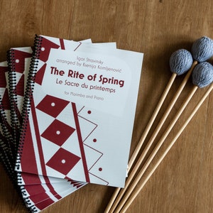 The Rite of Spring (physical copy) by Igor Stravinsky, arranged by Ksenija Komljenović